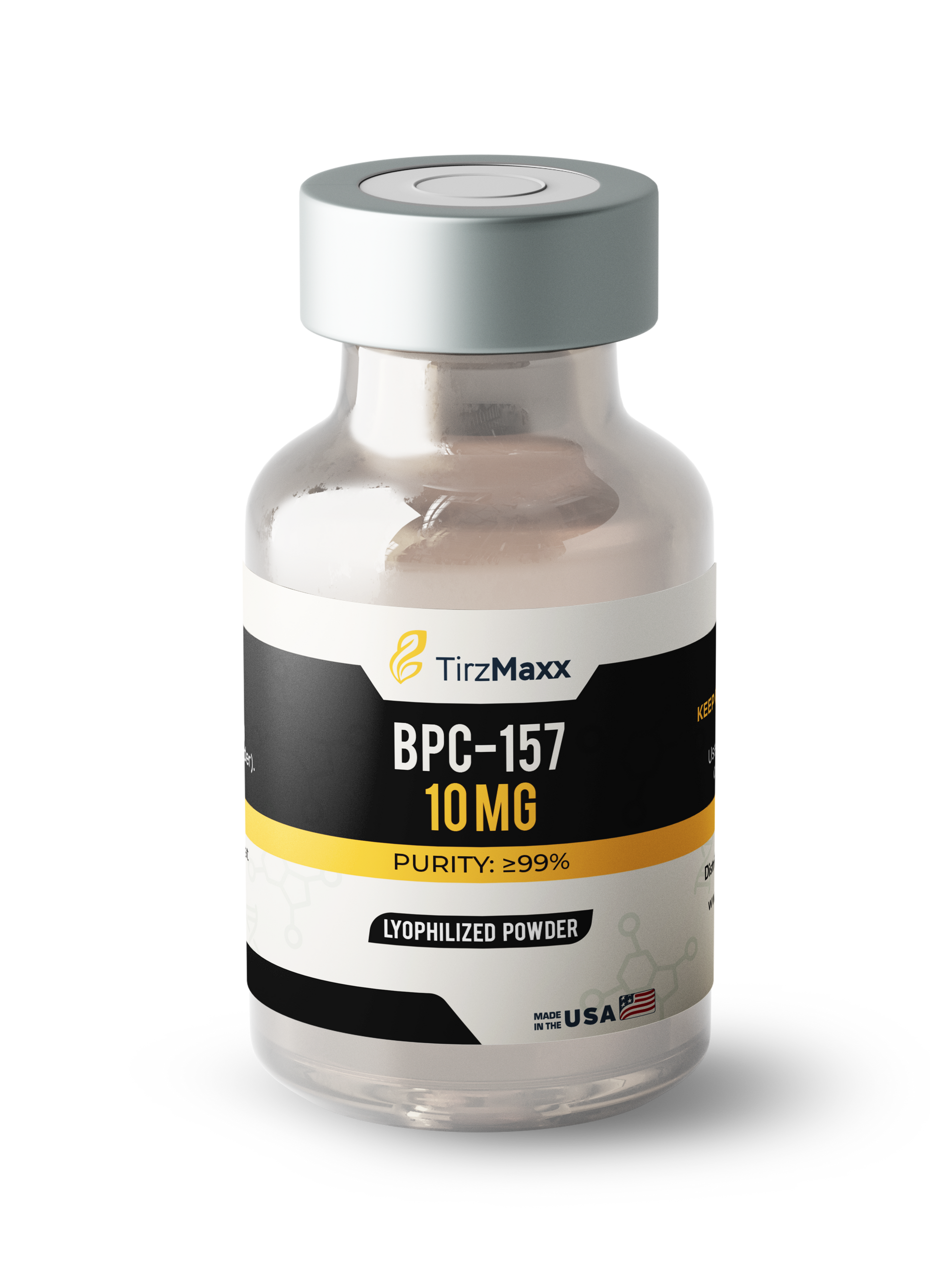 BPC-157 10 mg  Body Protection Compound Peptide  TirzMaxx