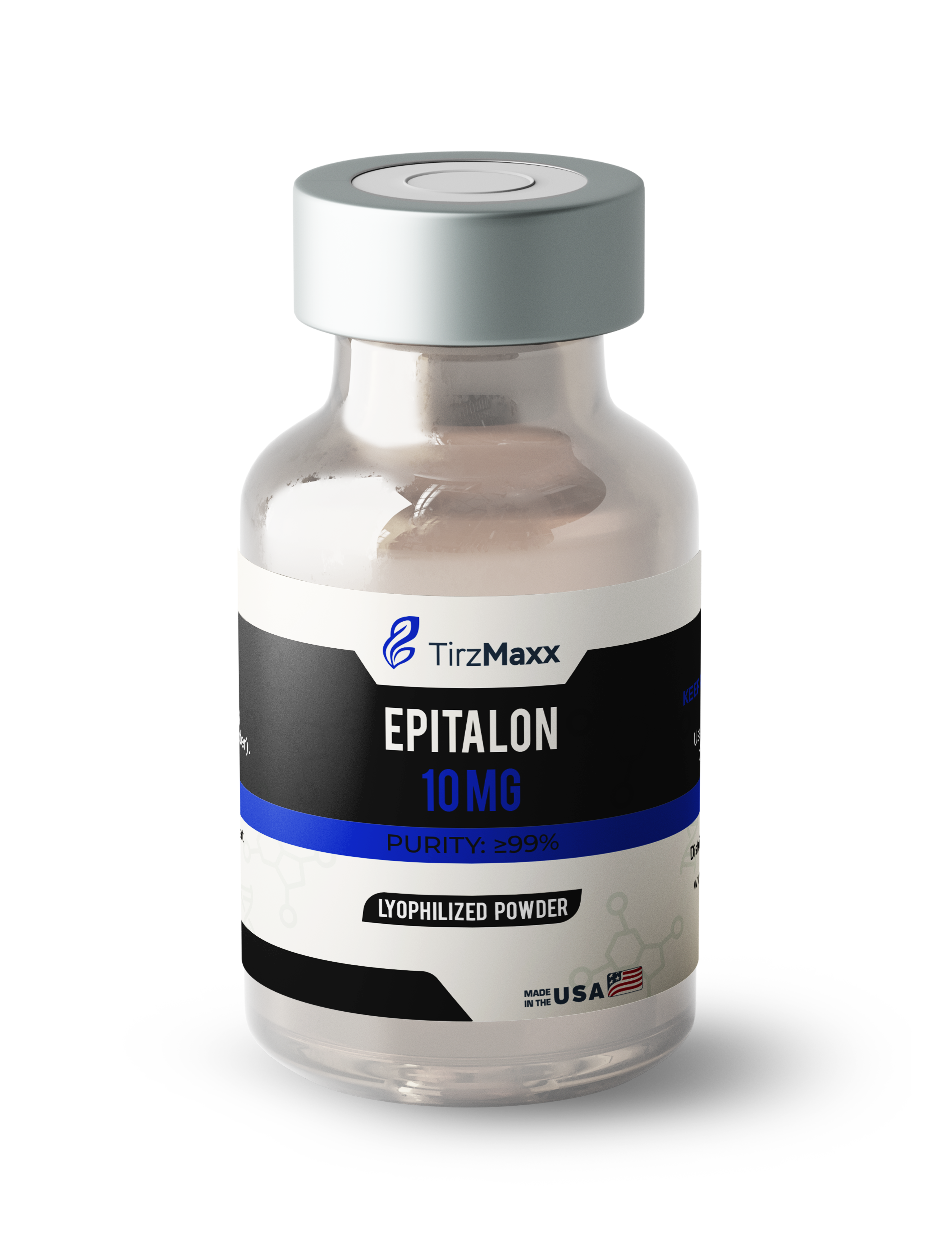Epithalon (Epitalon) 10 mg Telomerase & Longevity Peptide TirzMaxx Epithalon (Epitalon) 10 mg Telomerase & Longevity Peptide TirzMaxx