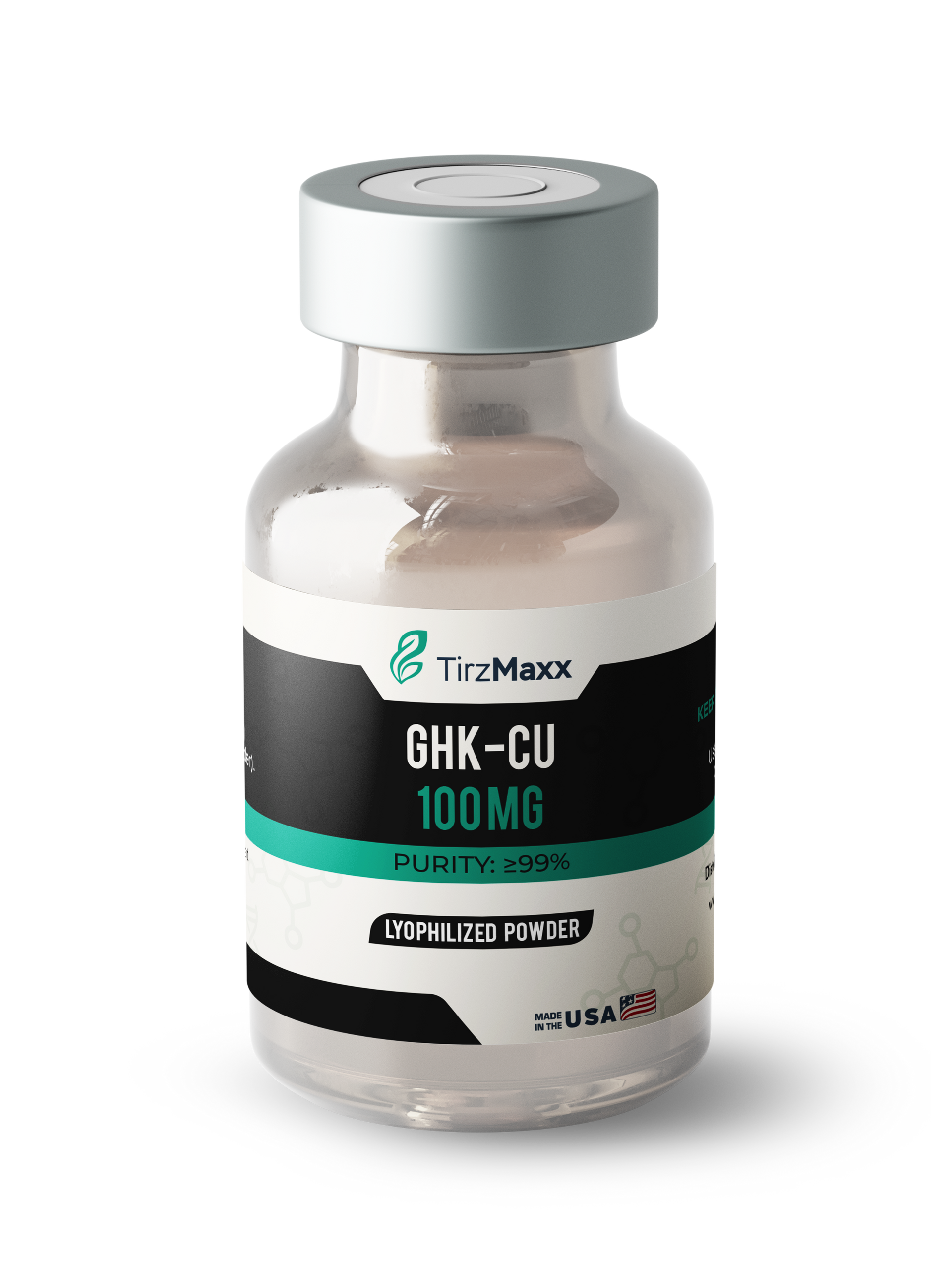 GHK-Cu 100 mg – Copper Peptide for Regeneration & Anti-Aging – TirzMaxx